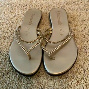 Toscanella rhinestone sandals 10